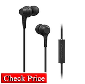 Pioneer Fully Enclosed Dynamic SE-C1T Black In-Ear Headphones